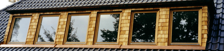 Holzschindeln die Verträglichkeit mit anderen Materialien