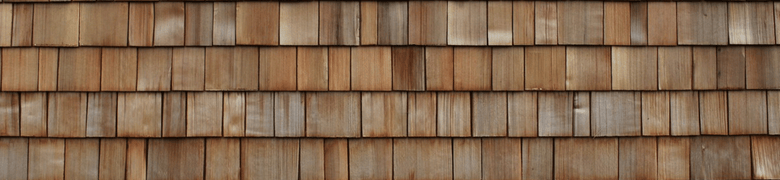 Holzschindel Wand